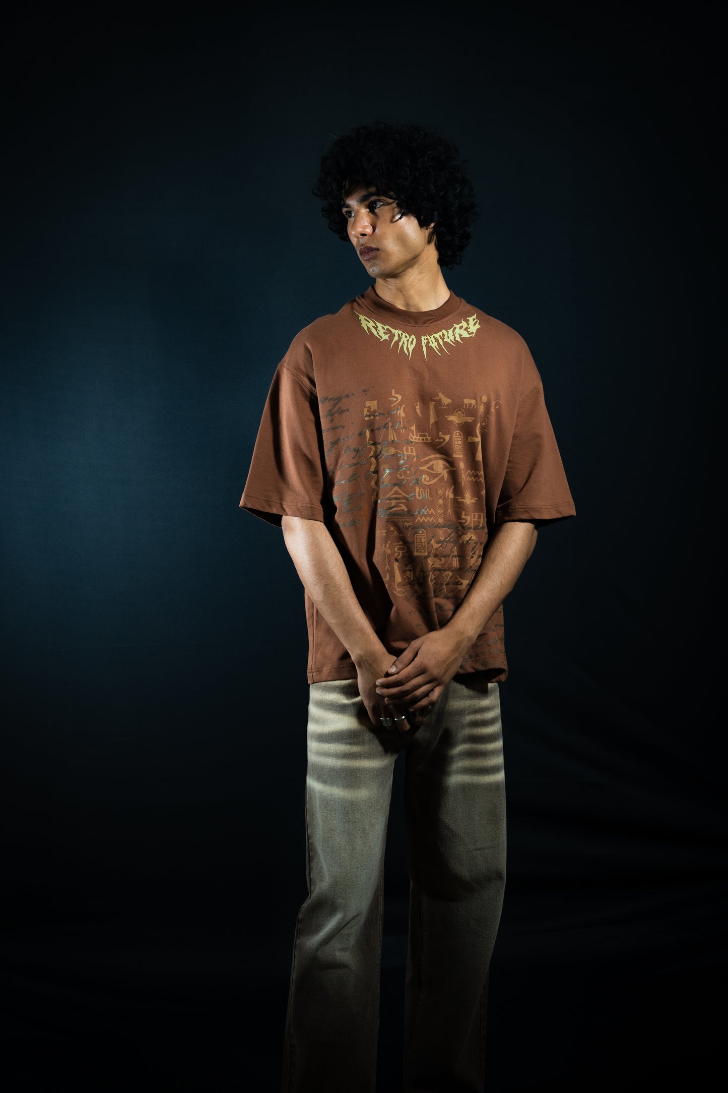 Ignite - Vintage Brown Oversized T-Shirt