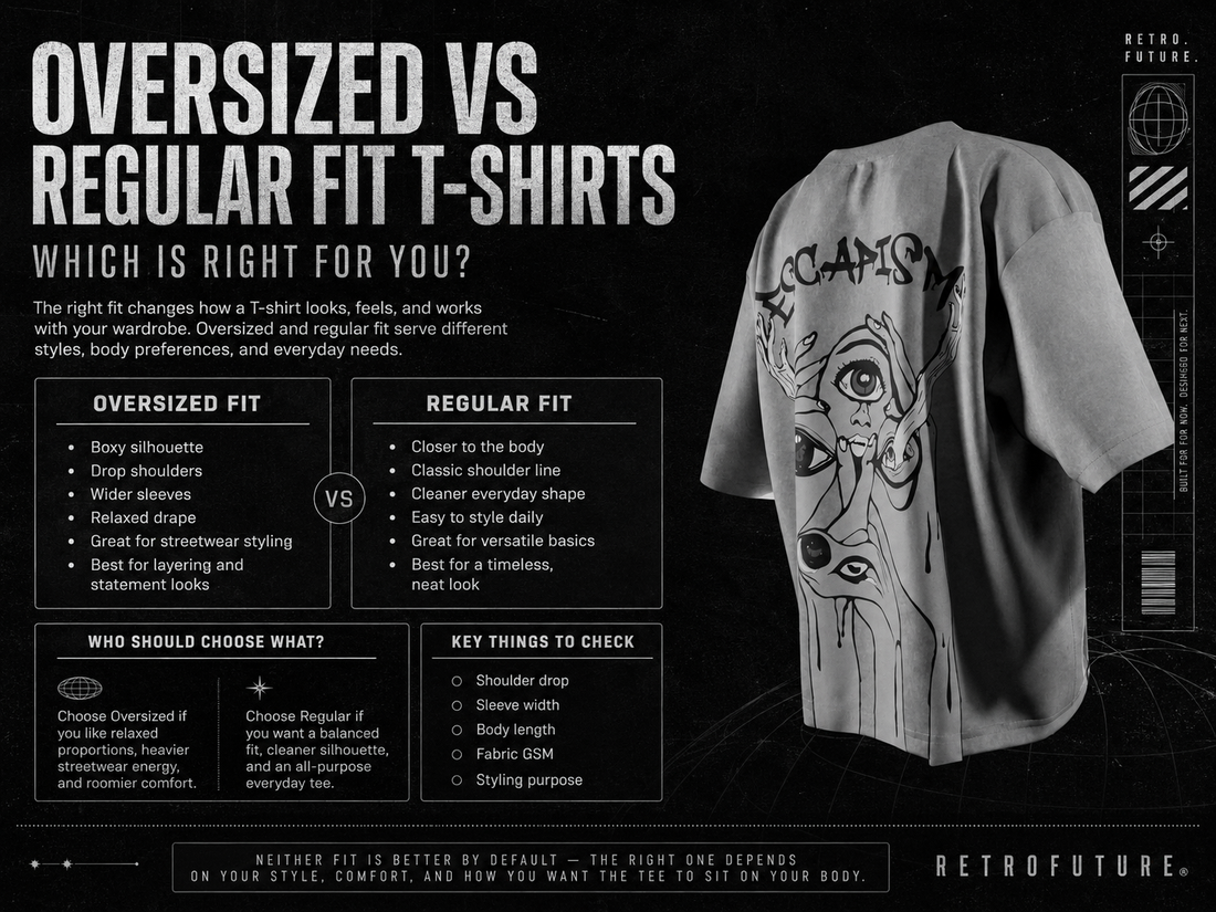 Oversized vs Regular Fit T-Shirts: Which Is Right for You?