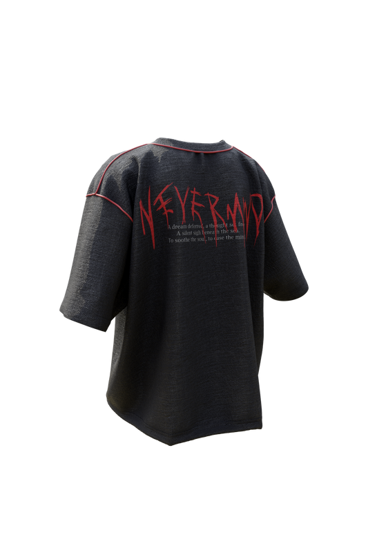 Inside Out acid washed oversized t-shirt stitched inside out - Retro Future