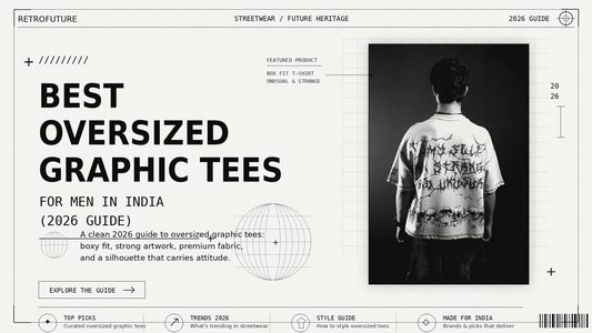 Retrofuture oversized graphic tees for men in India