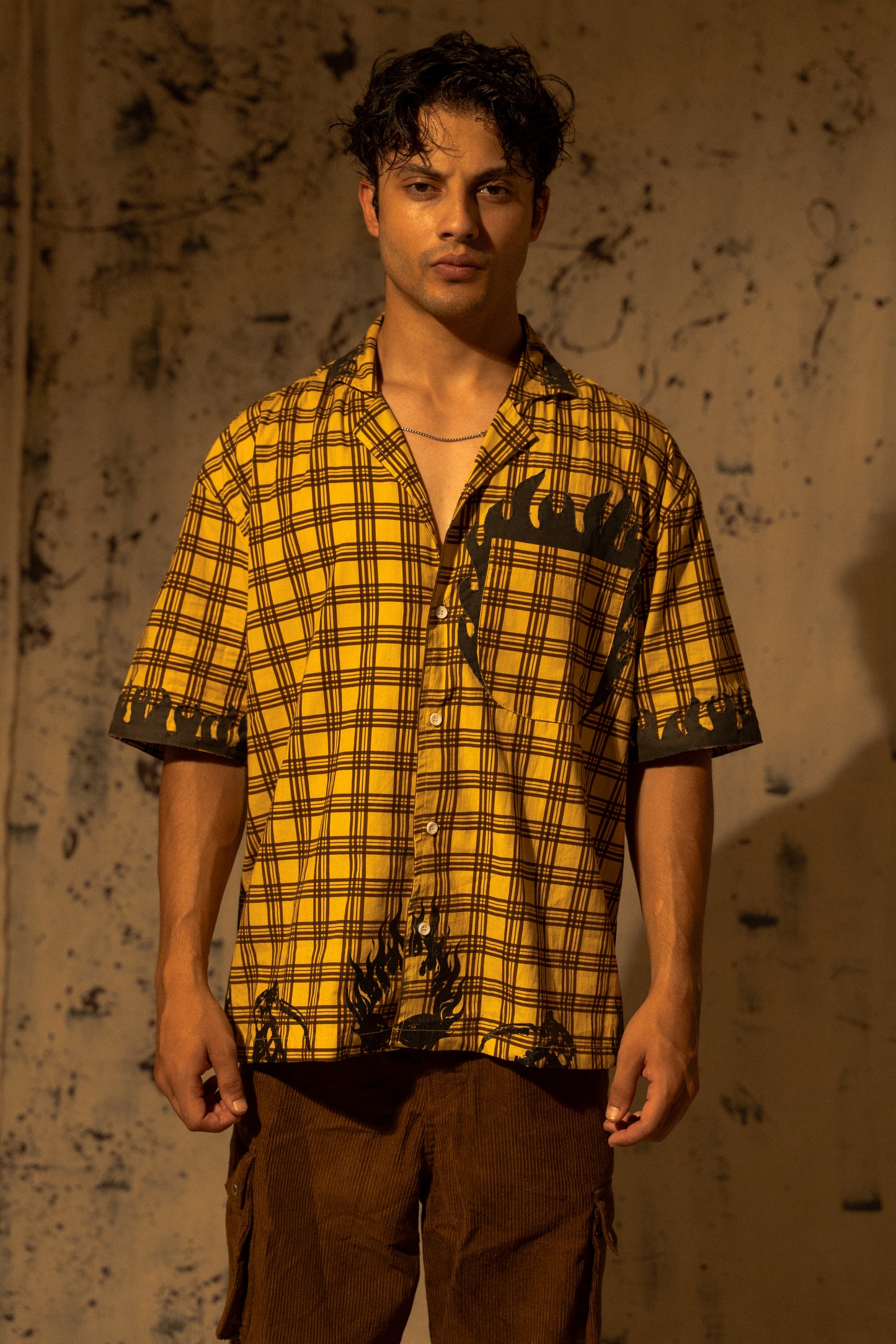 Flames -  Oversized Shirt