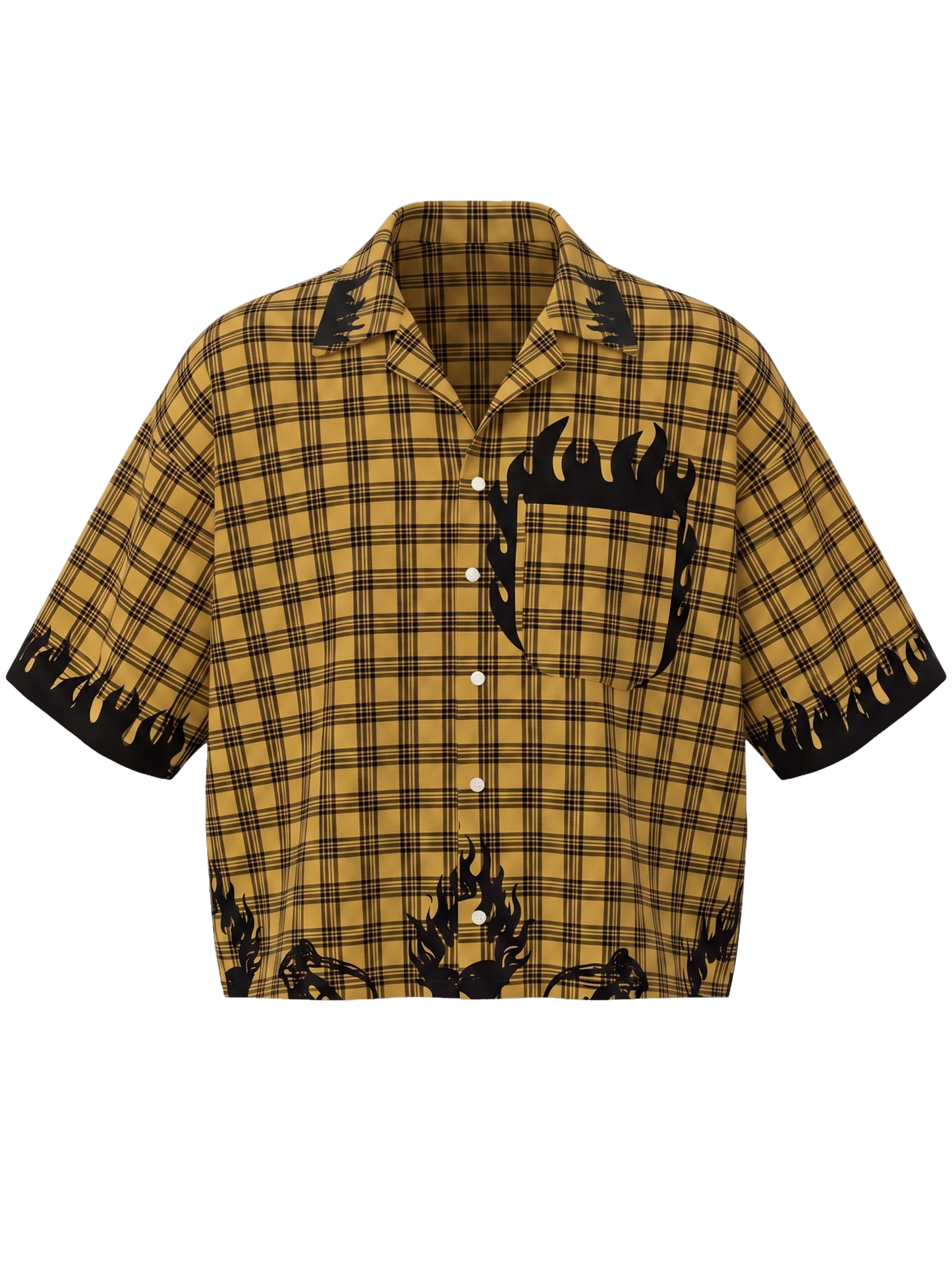 Flames -  Oversized Shirt