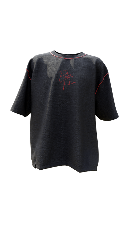 Inside Out - Washed Effect Oversized T-Shirt