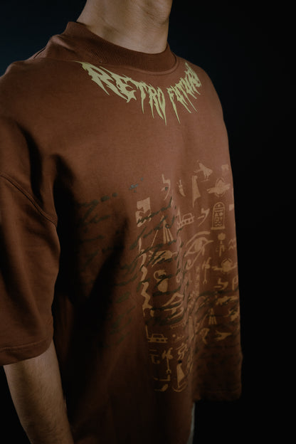 Ignite - Vintage Brown Oversized T-Shirt