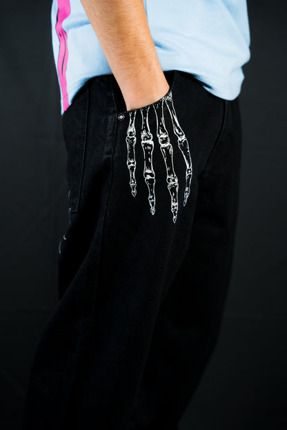 Skeleton - Denim Pants