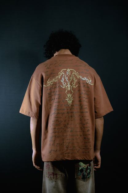 Ignite - Vintage Brown Oversized T-Shirt