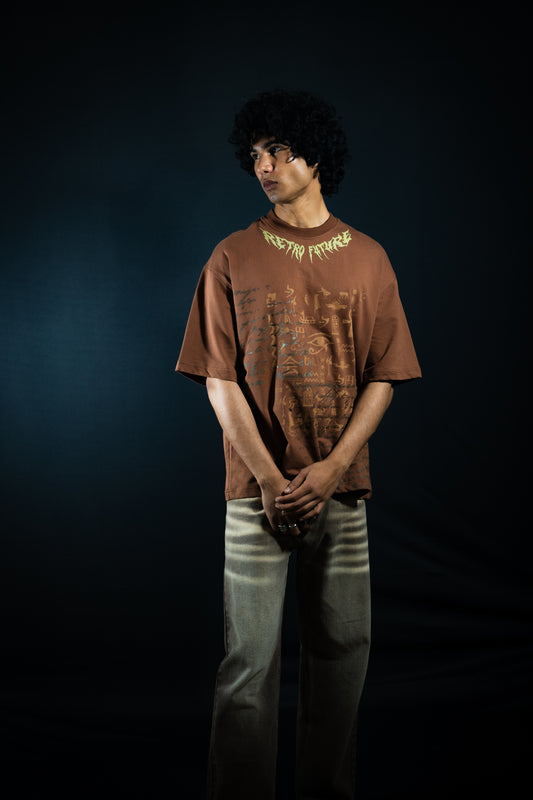 Ignite - Vintage Brown Oversized T-Shirt